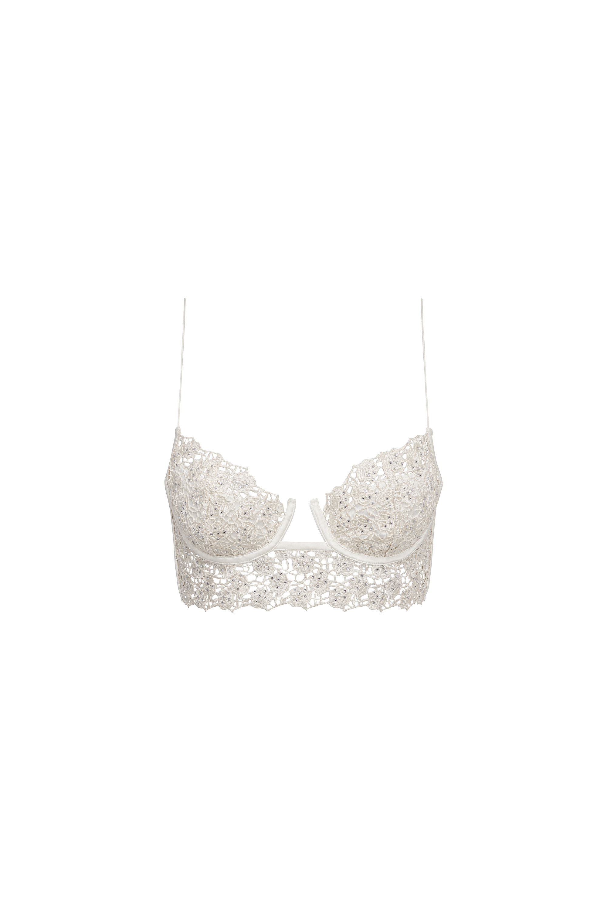 For Love & Lemons Forever Bra- Sizes XS - L - Ivory/White Victoria's Secret