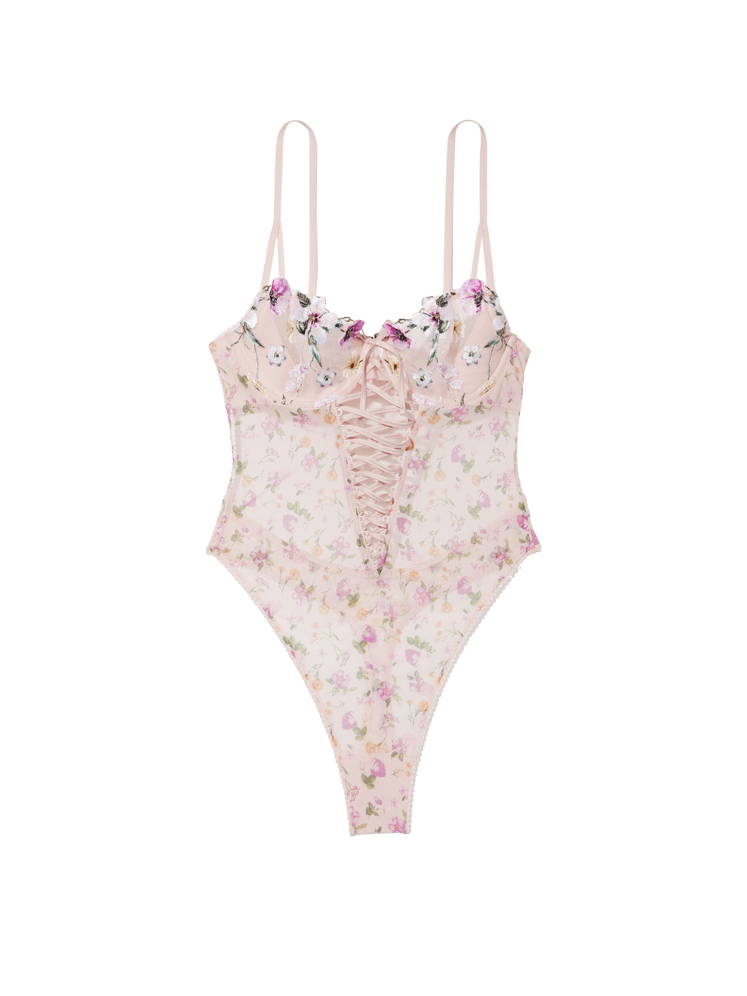 Victoria's Secret - Craving something a little extra fun for Valentine's  Day? This teddy's delicate floral lace, shine straps and keyhole back give  all the glam you need.