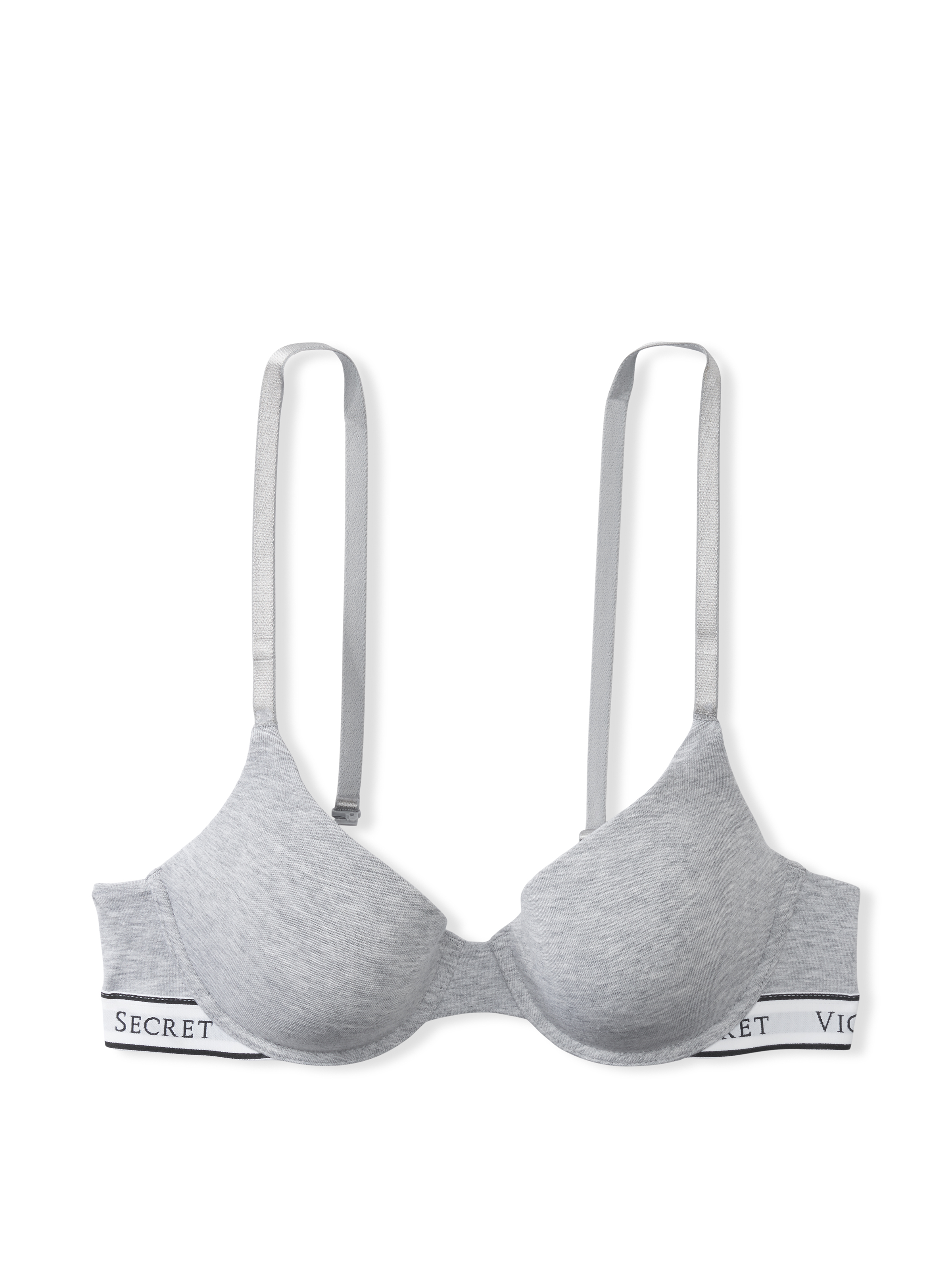 Buy Victoria's Secret Grey Skies Lace Front Fastening Lightly Lined T-Shirt  Bra from Next Latvia