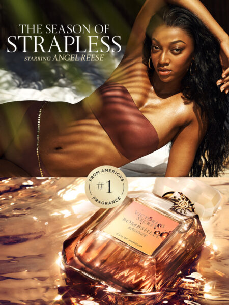 Angel Reese Stars in The Season of Strapless by Victoria’s Secret